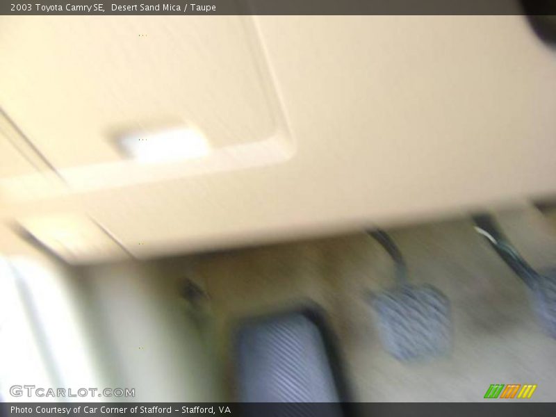 Desert Sand Mica / Taupe 2003 Toyota Camry SE