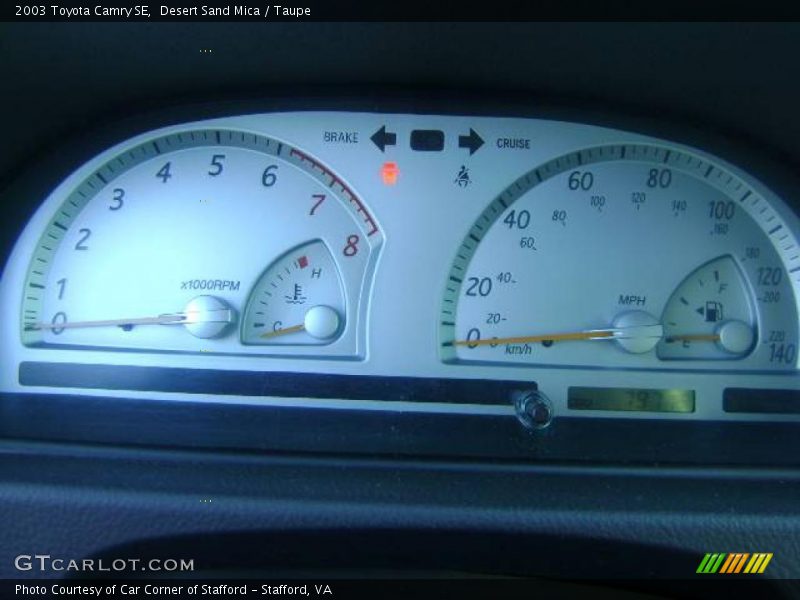 Desert Sand Mica / Taupe 2003 Toyota Camry SE