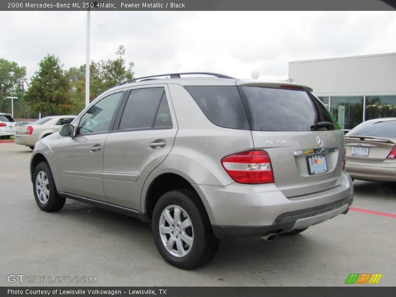 Pewter Metallic / Black 2006 Mercedes-Benz ML 350 4Matic
