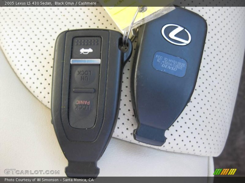 Black Onyx / Cashmere 2005 Lexus LS 430 Sedan