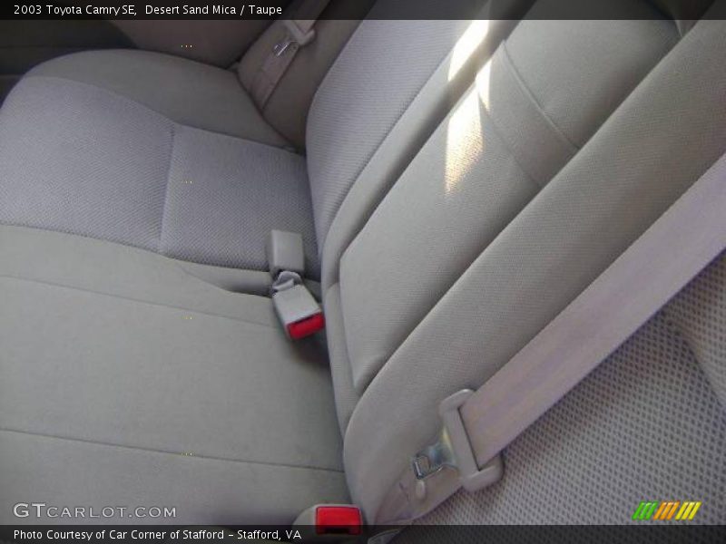 Desert Sand Mica / Taupe 2003 Toyota Camry SE
