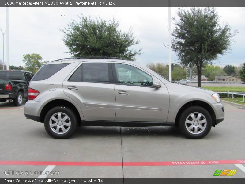 Pewter Metallic / Black 2006 Mercedes-Benz ML 350 4Matic