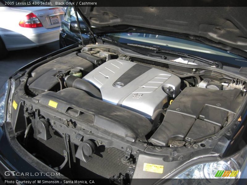 Black Onyx / Cashmere 2005 Lexus LS 430 Sedan