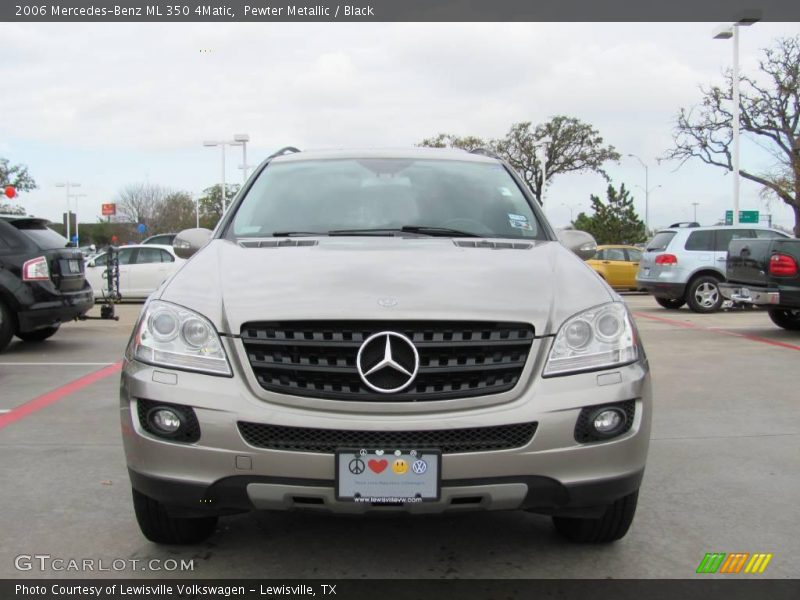 Pewter Metallic / Black 2006 Mercedes-Benz ML 350 4Matic
