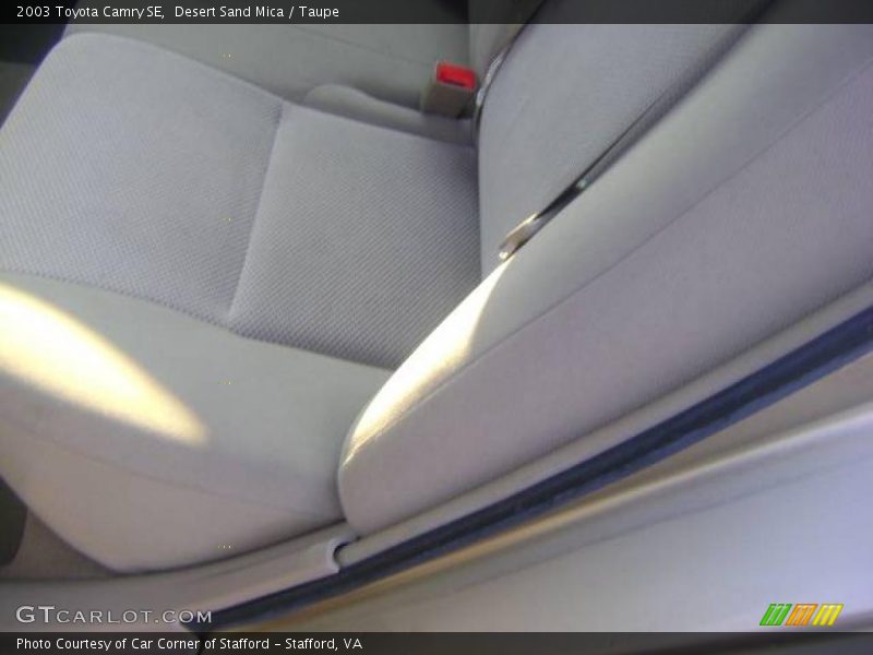 Desert Sand Mica / Taupe 2003 Toyota Camry SE