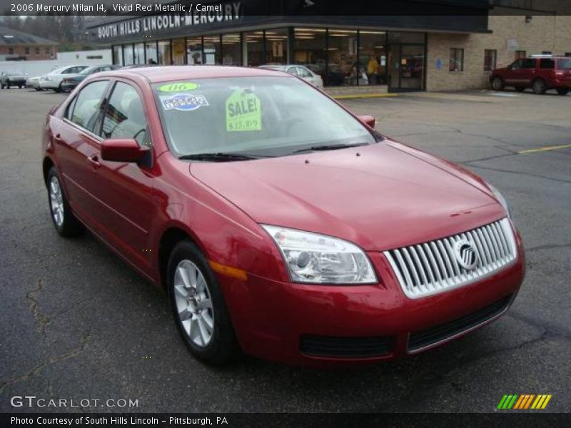 Vivid Red Metallic / Camel 2006 Mercury Milan I4