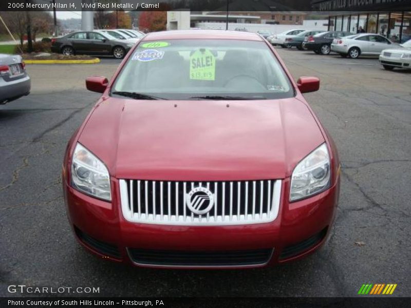 Vivid Red Metallic / Camel 2006 Mercury Milan I4