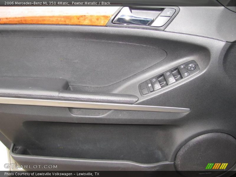 Pewter Metallic / Black 2006 Mercedes-Benz ML 350 4Matic