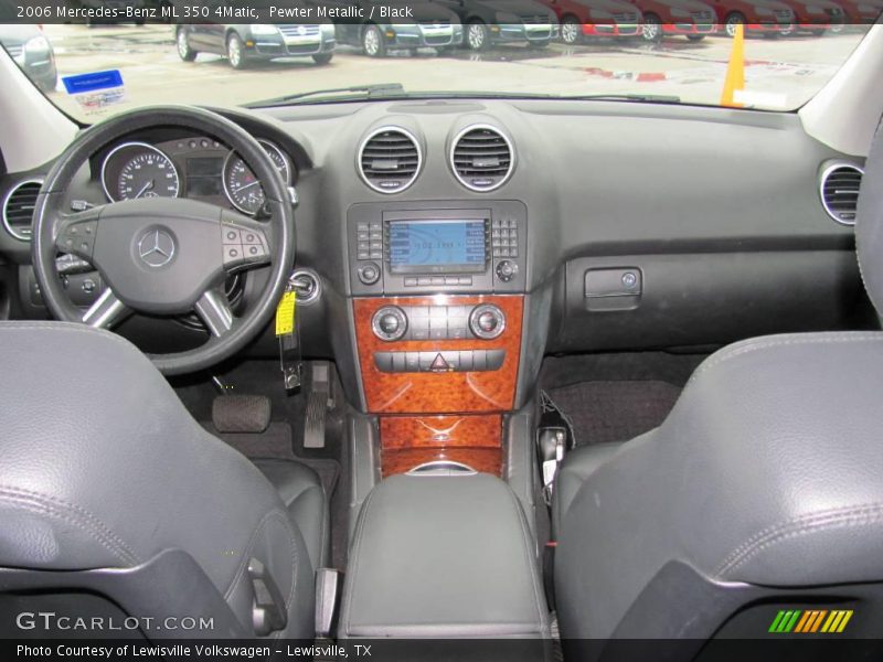 Pewter Metallic / Black 2006 Mercedes-Benz ML 350 4Matic