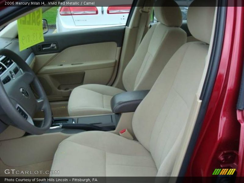 Vivid Red Metallic / Camel 2006 Mercury Milan I4