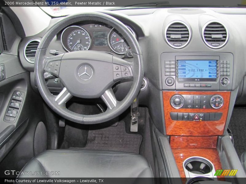 Pewter Metallic / Black 2006 Mercedes-Benz ML 350 4Matic