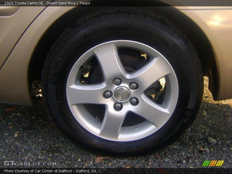 Desert Sand Mica / Taupe 2003 Toyota Camry SE