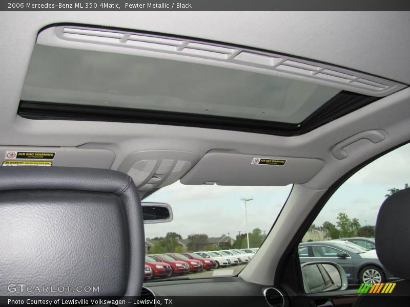 Pewter Metallic / Black 2006 Mercedes-Benz ML 350 4Matic