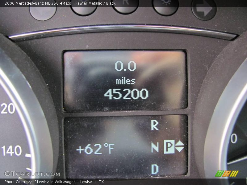 Pewter Metallic / Black 2006 Mercedes-Benz ML 350 4Matic