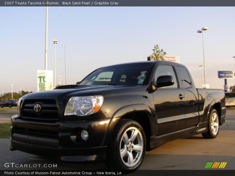 Black Sand Pearl / Graphite Gray 2007 Toyota Tacoma X-Runner