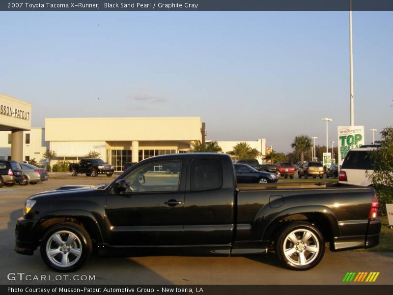 Black Sand Pearl / Graphite Gray 2007 Toyota Tacoma X-Runner