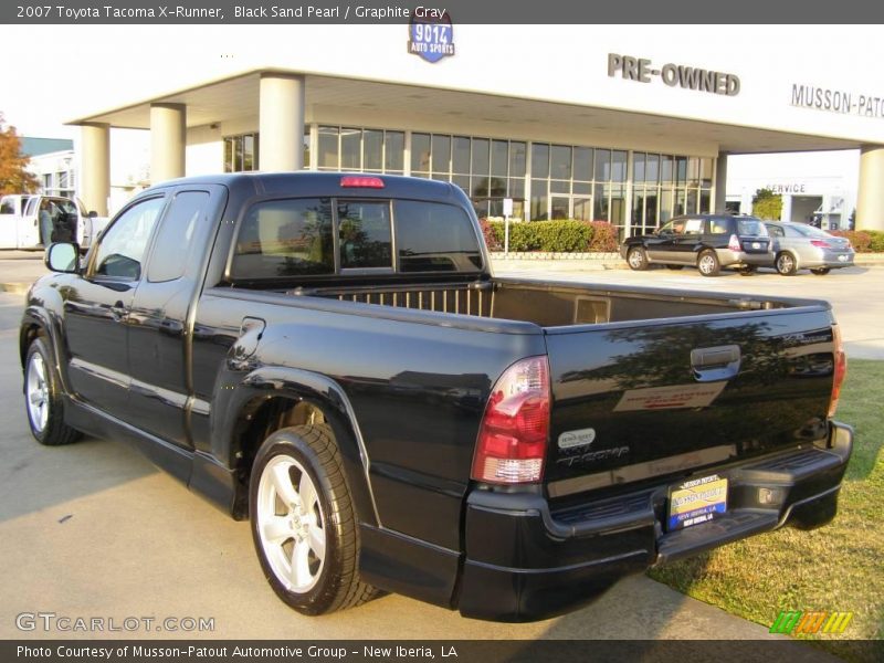 Black Sand Pearl / Graphite Gray 2007 Toyota Tacoma X-Runner