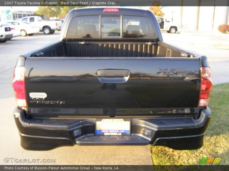 Black Sand Pearl / Graphite Gray 2007 Toyota Tacoma X-Runner