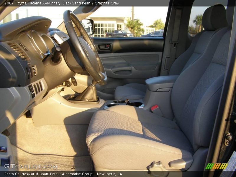 Black Sand Pearl / Graphite Gray 2007 Toyota Tacoma X-Runner