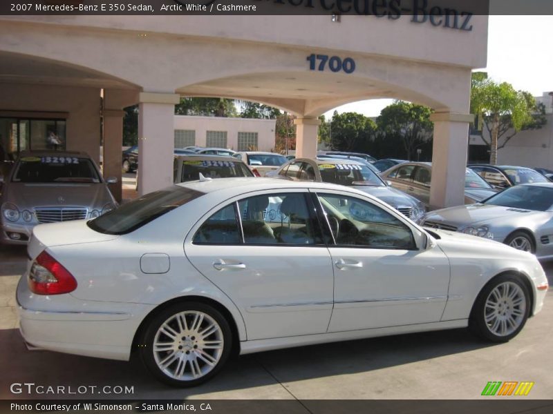 Arctic White / Cashmere 2007 Mercedes-Benz E 350 Sedan