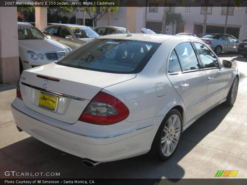 Arctic White / Cashmere 2007 Mercedes-Benz E 350 Sedan