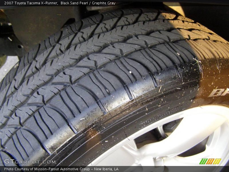 Black Sand Pearl / Graphite Gray 2007 Toyota Tacoma X-Runner