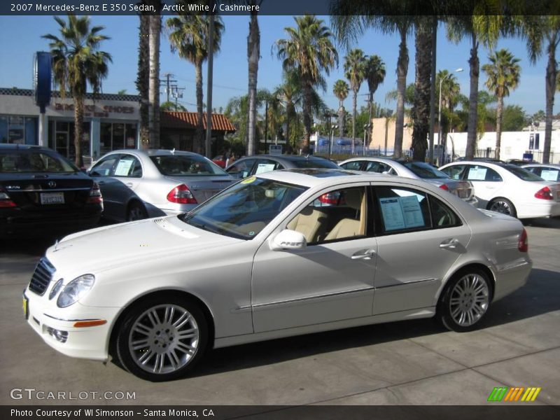 Arctic White / Cashmere 2007 Mercedes-Benz E 350 Sedan
