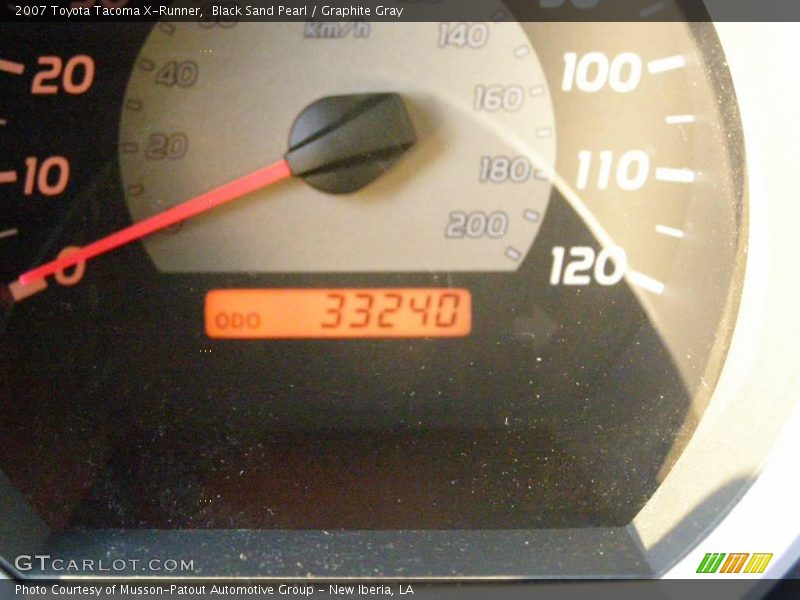Black Sand Pearl / Graphite Gray 2007 Toyota Tacoma X-Runner