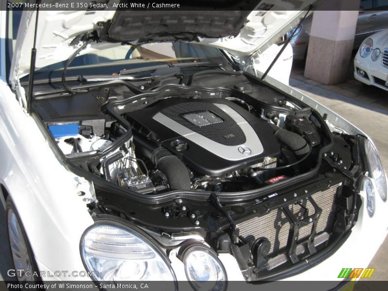 Arctic White / Cashmere 2007 Mercedes-Benz E 350 Sedan
