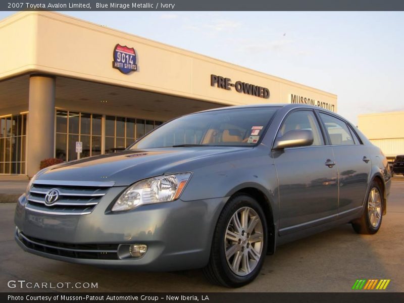 Blue Mirage Metallic / Ivory 2007 Toyota Avalon Limited