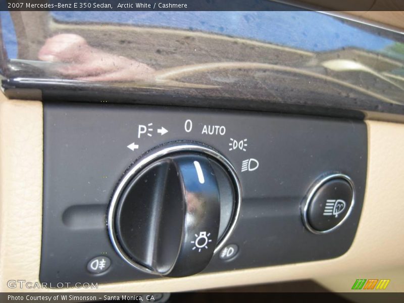 Arctic White / Cashmere 2007 Mercedes-Benz E 350 Sedan