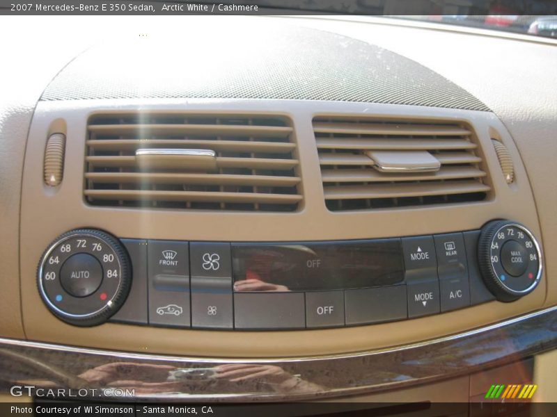 Arctic White / Cashmere 2007 Mercedes-Benz E 350 Sedan