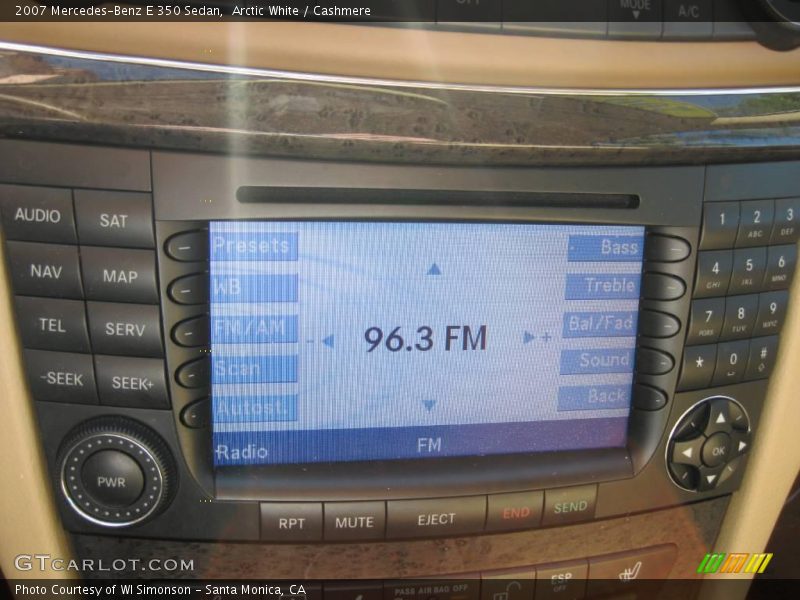 Arctic White / Cashmere 2007 Mercedes-Benz E 350 Sedan