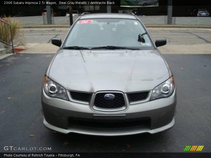 Steel Gray Metallic / Anthracite Black 2006 Subaru Impreza 2.5i Wagon