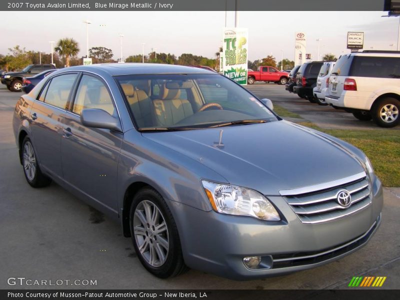 Blue Mirage Metallic / Ivory 2007 Toyota Avalon Limited