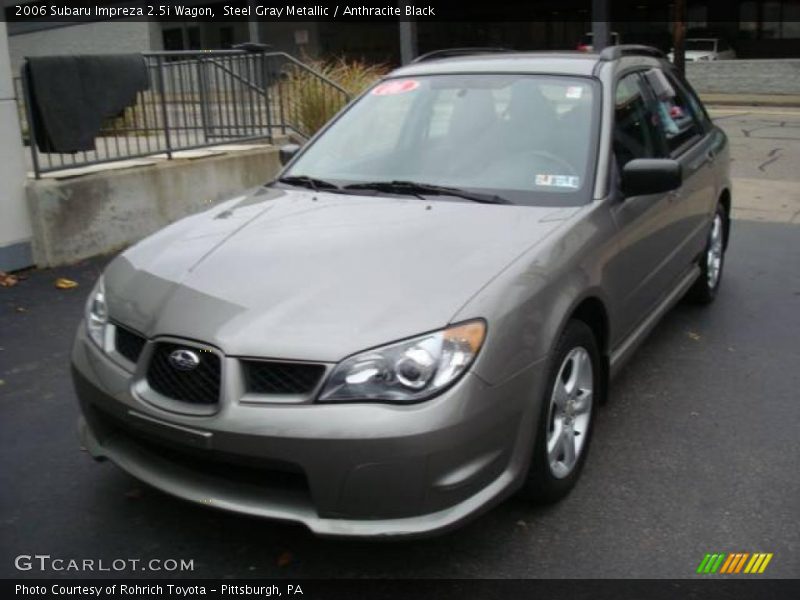 Steel Gray Metallic / Anthracite Black 2006 Subaru Impreza 2.5i Wagon