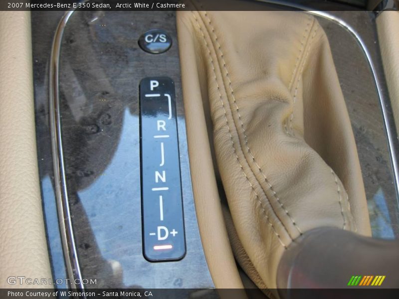 Arctic White / Cashmere 2007 Mercedes-Benz E 350 Sedan