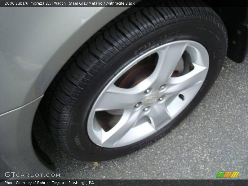 Steel Gray Metallic / Anthracite Black 2006 Subaru Impreza 2.5i Wagon