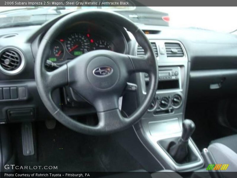 Steel Gray Metallic / Anthracite Black 2006 Subaru Impreza 2.5i Wagon
