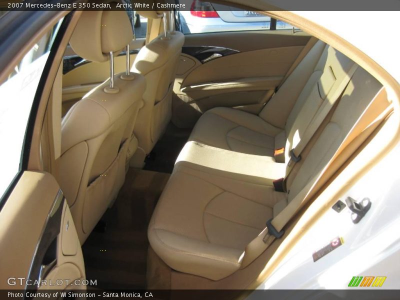 Arctic White / Cashmere 2007 Mercedes-Benz E 350 Sedan