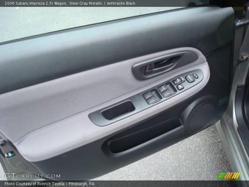 Steel Gray Metallic / Anthracite Black 2006 Subaru Impreza 2.5i Wagon
