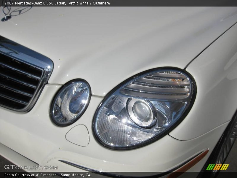 Arctic White / Cashmere 2007 Mercedes-Benz E 350 Sedan