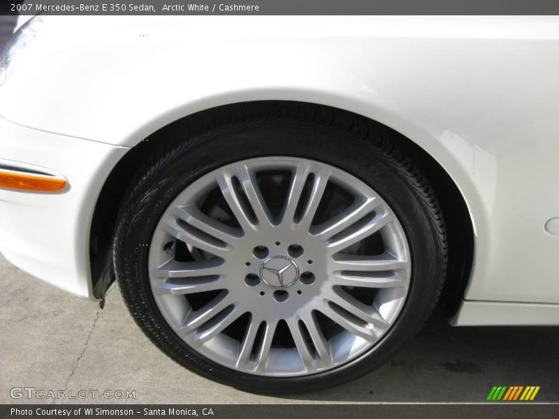 Arctic White / Cashmere 2007 Mercedes-Benz E 350 Sedan