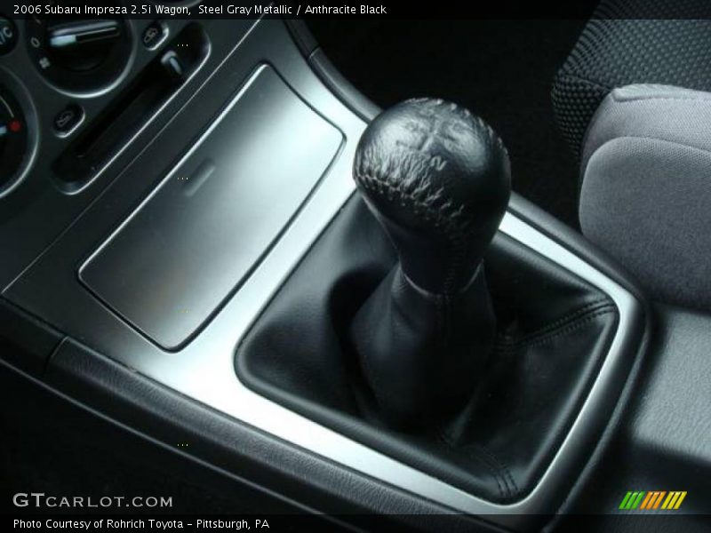 Steel Gray Metallic / Anthracite Black 2006 Subaru Impreza 2.5i Wagon
