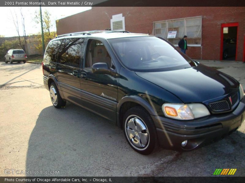 Dark Teal Metallic / Gray 2001 Pontiac Montana