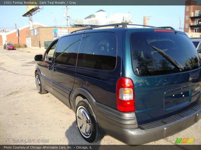 Dark Teal Metallic / Gray 2001 Pontiac Montana