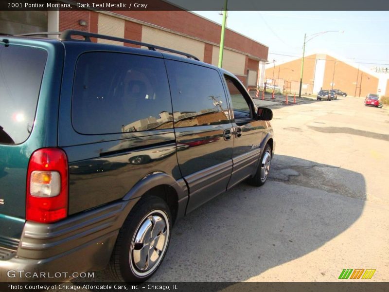 Dark Teal Metallic / Gray 2001 Pontiac Montana