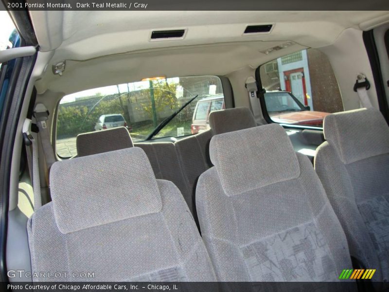Dark Teal Metallic / Gray 2001 Pontiac Montana