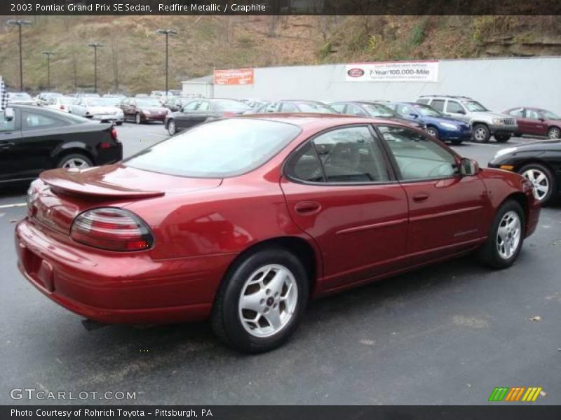 Redfire Metallic / Graphite 2003 Pontiac Grand Prix SE Sedan