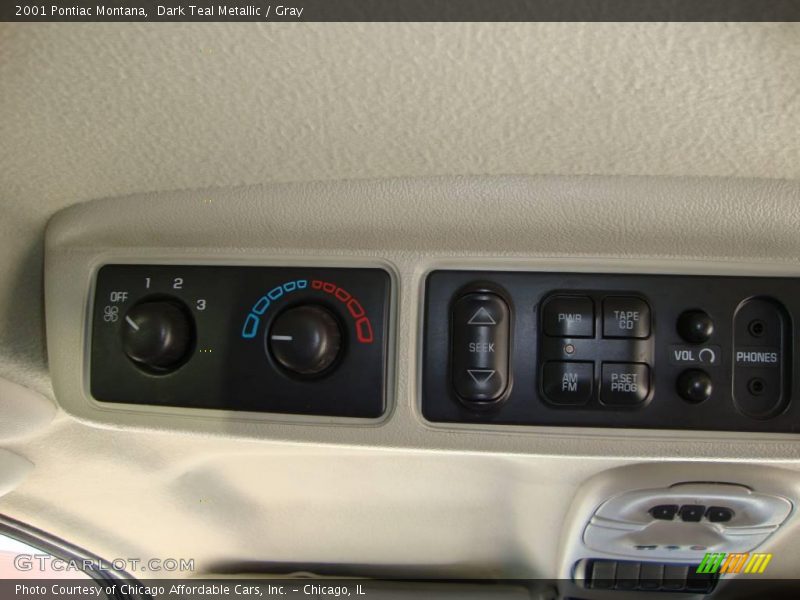 Dark Teal Metallic / Gray 2001 Pontiac Montana
